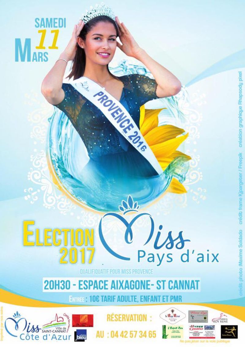 Election Miss Pays d'AIX .MISS FRANCE 2017