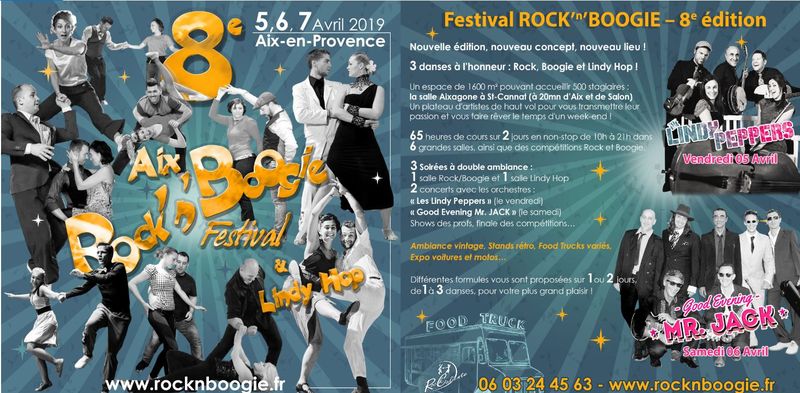 Festival Rock'n'Boogie 2019 à l'Espace AIXAGONE près d'Aix en Provence
