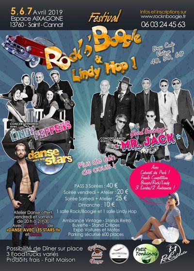 Festival Rock'n'Boogie 2019 à l'Espace AIXAGONE près d'Aix en Provence