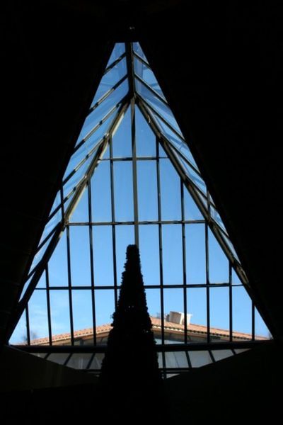 L'éclairage naturel  - verrière de la salle Pyramide