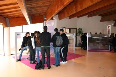 Patio - Rencontres Chefs d'entreprises / lycéens, organisées par l'Union Patronale